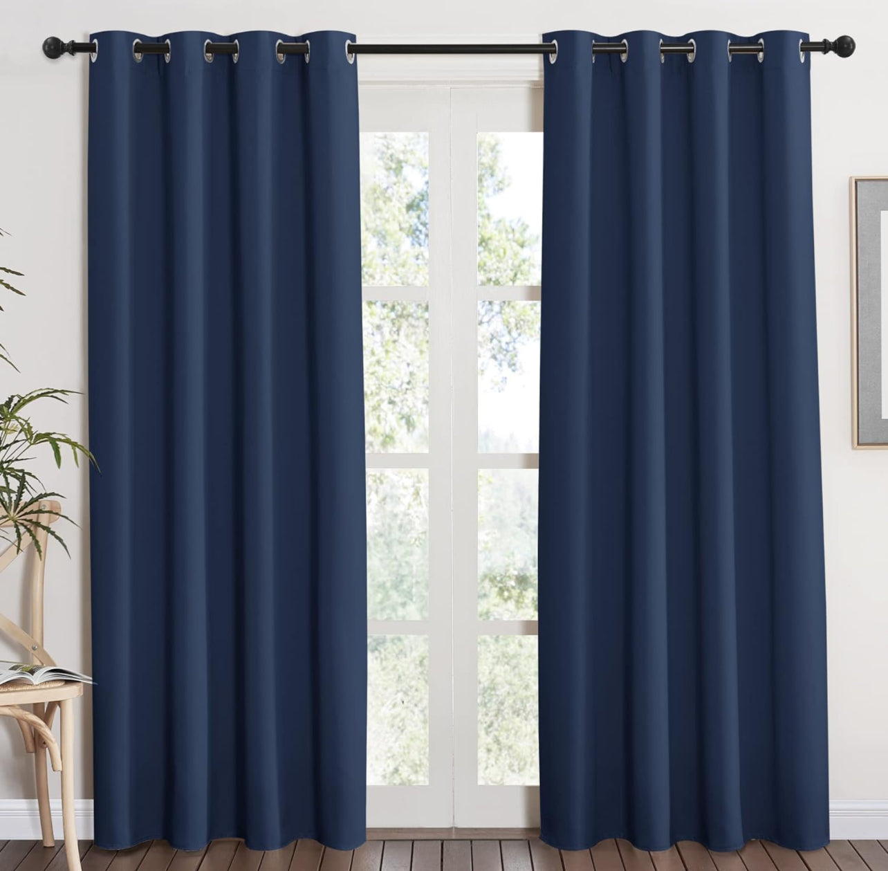Black Out Curtain Navy blue