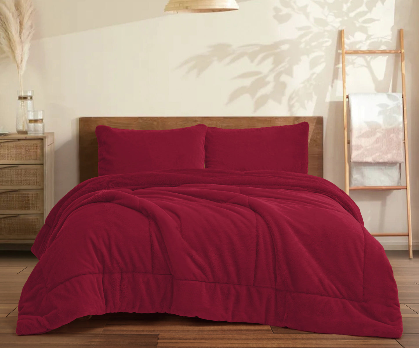 Luxury Burgundy Queen/ King