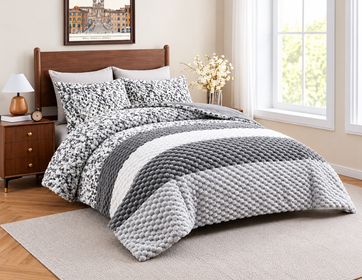 Sherpa Gray Queen/ King