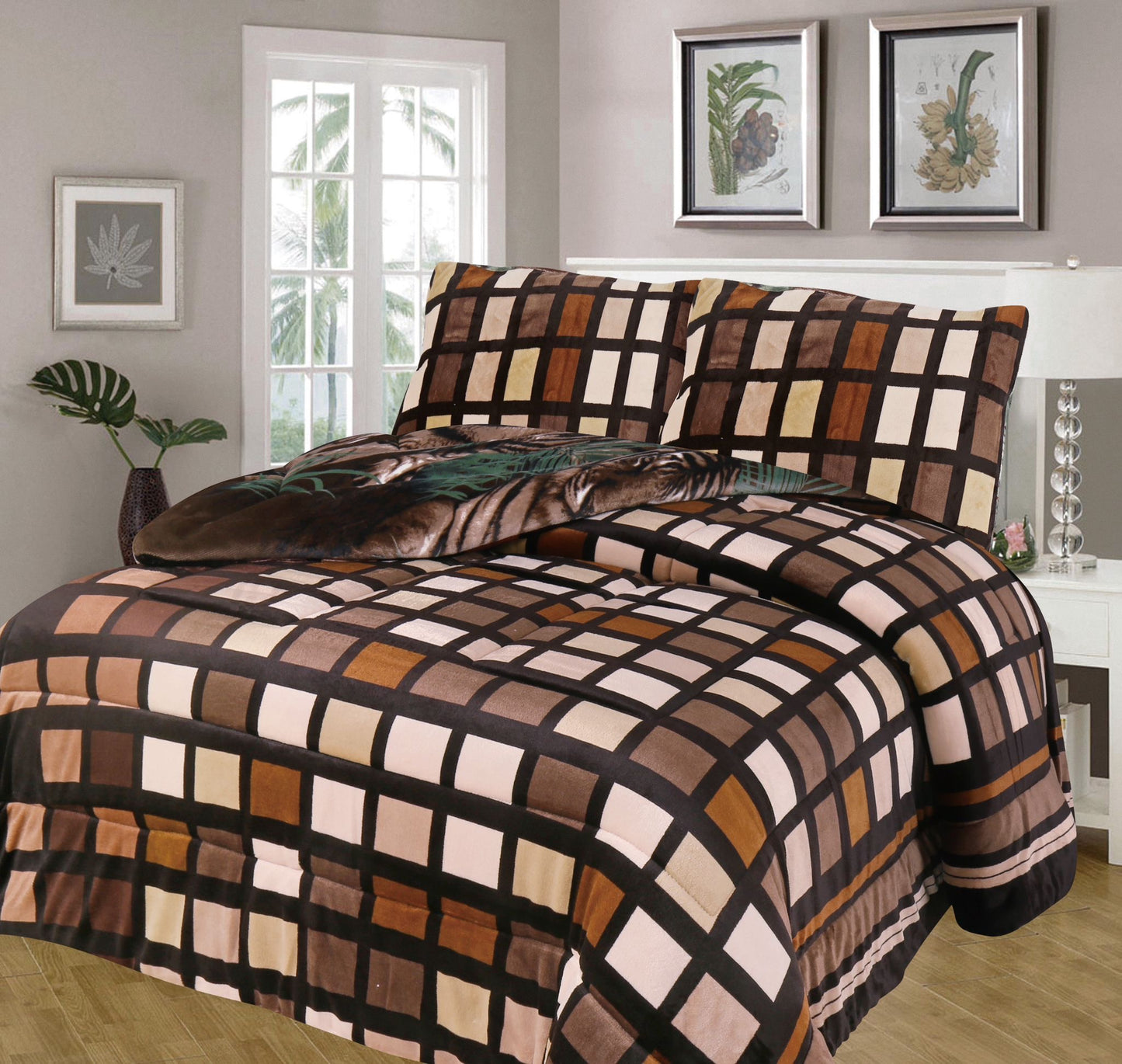 ISLA BLANKET REVERSIBLE QUEEN-KING