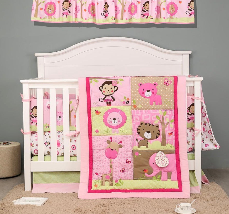 Crib Set Monkey