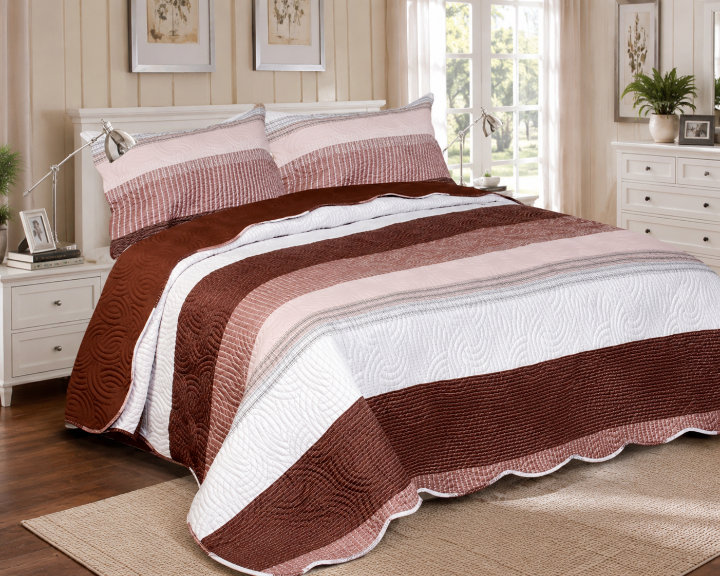 Quilt Brown Queen/ King