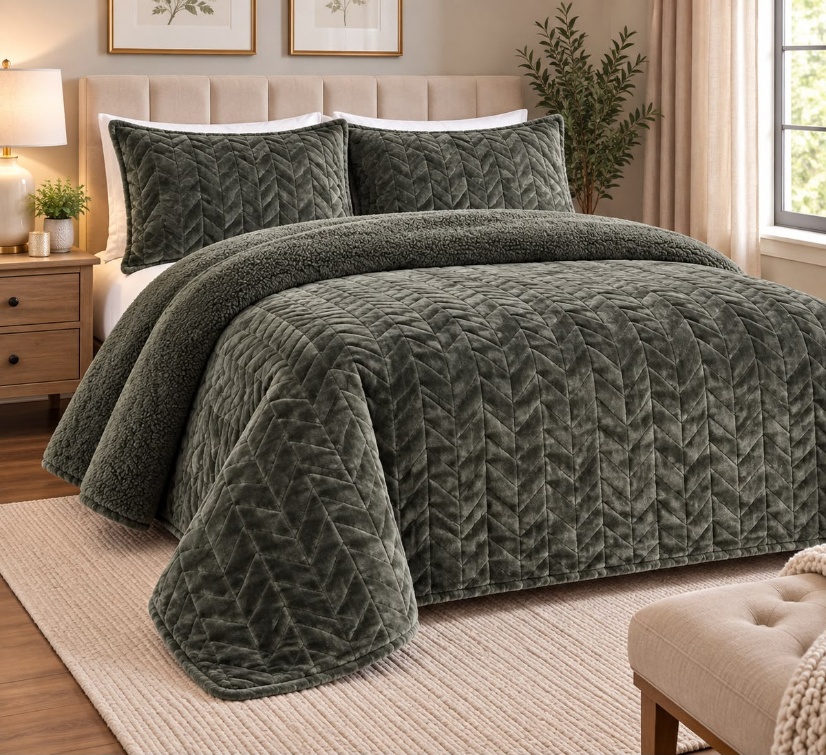 Sherpa Blanket Queen/ King