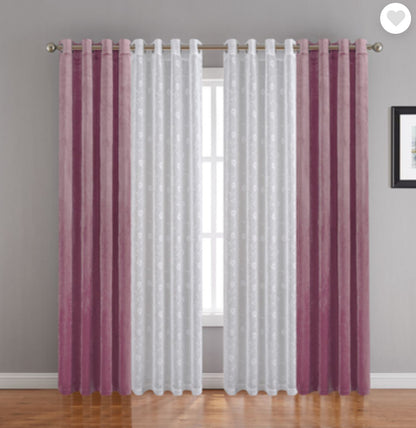 BLACK OUT CURTAIN 4 PCS SET