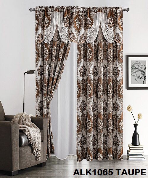 Curtains taupe