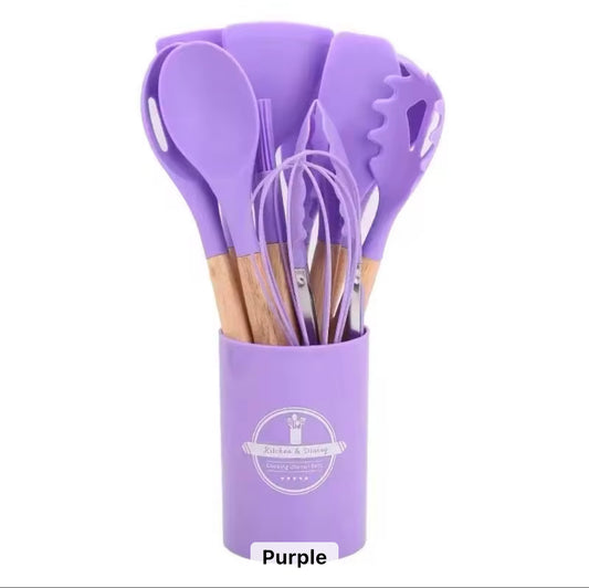12 pcs Silicone  Kitchenware Set