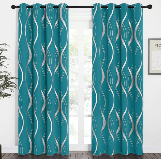 CURTAIN LINDA TURQUOISE