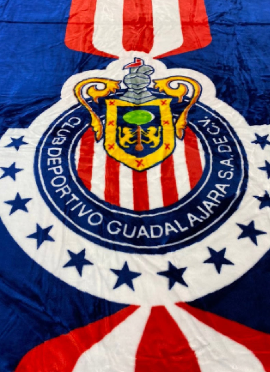 CHIVAS DEL GUADALAJARA SOFT BLANKET QUEEN