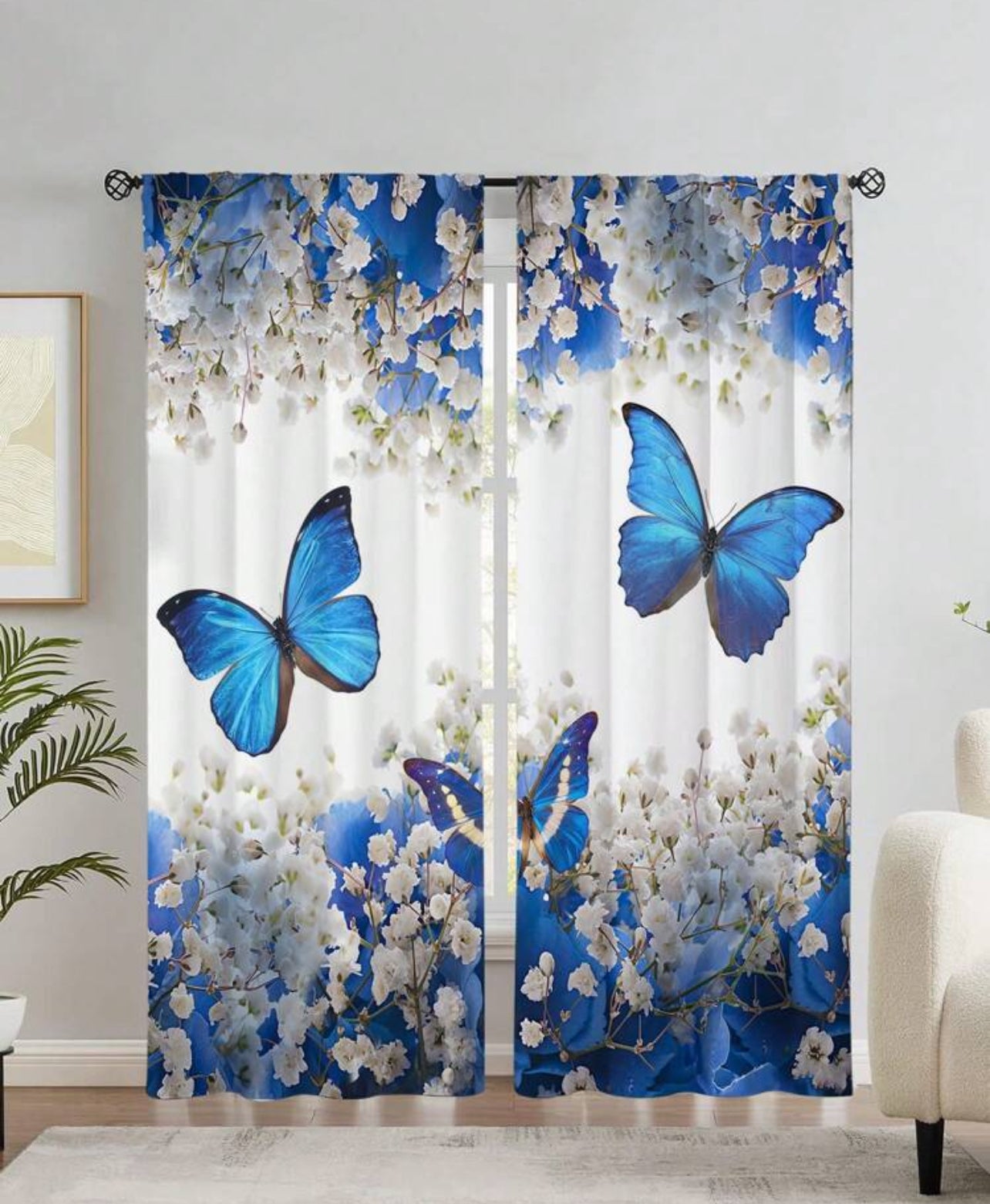 3D curtain 24” x 59”