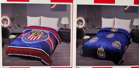 CHIVAS DEL GUADALAJARA SOFT BLANKET KING