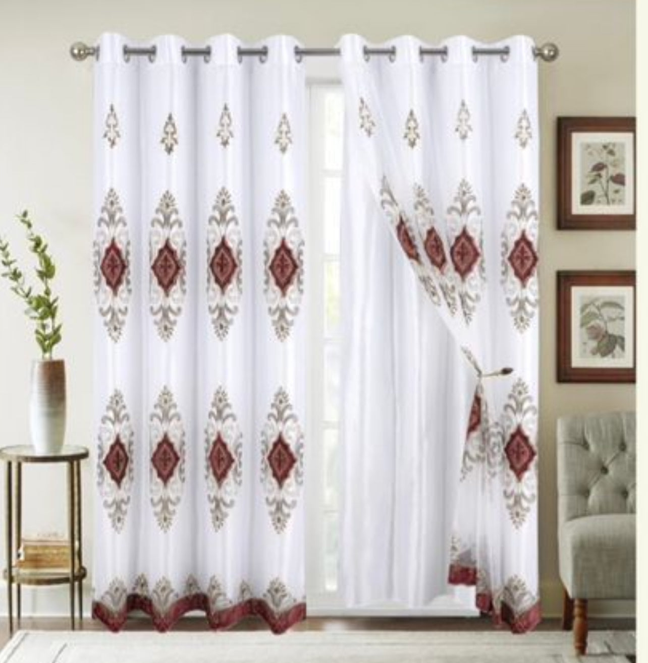 Burgundy Curtain