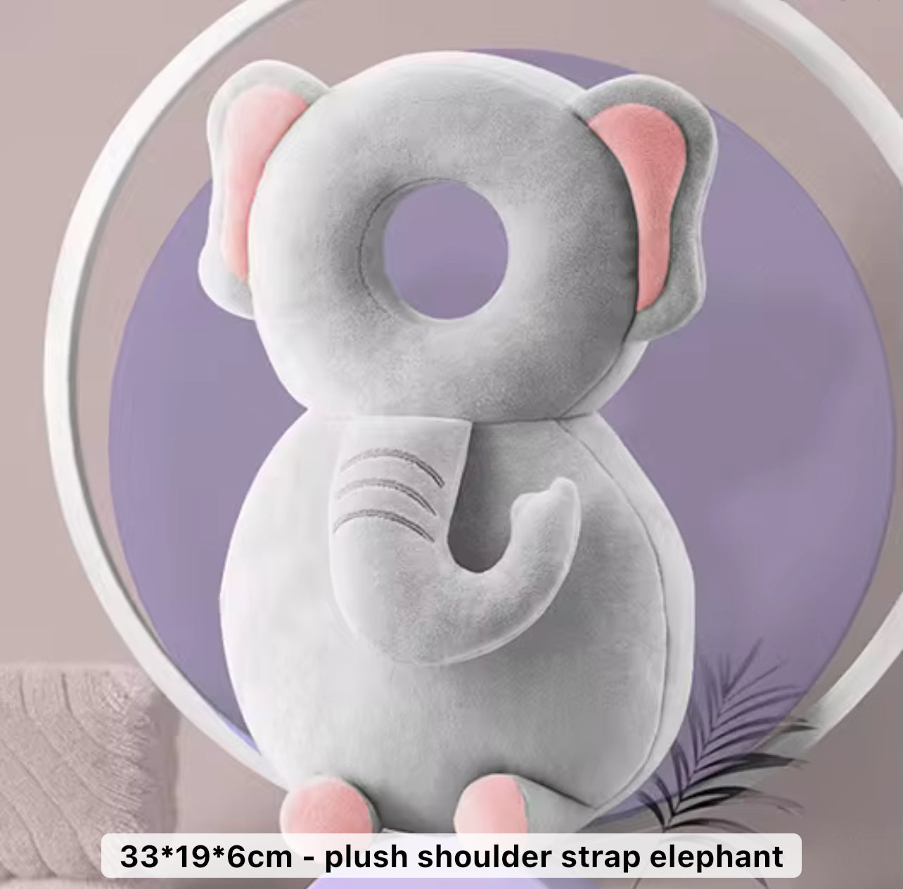 Adjustable cotton baby head