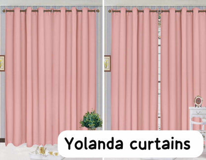 BLACK OUT CURTAIN ROSE