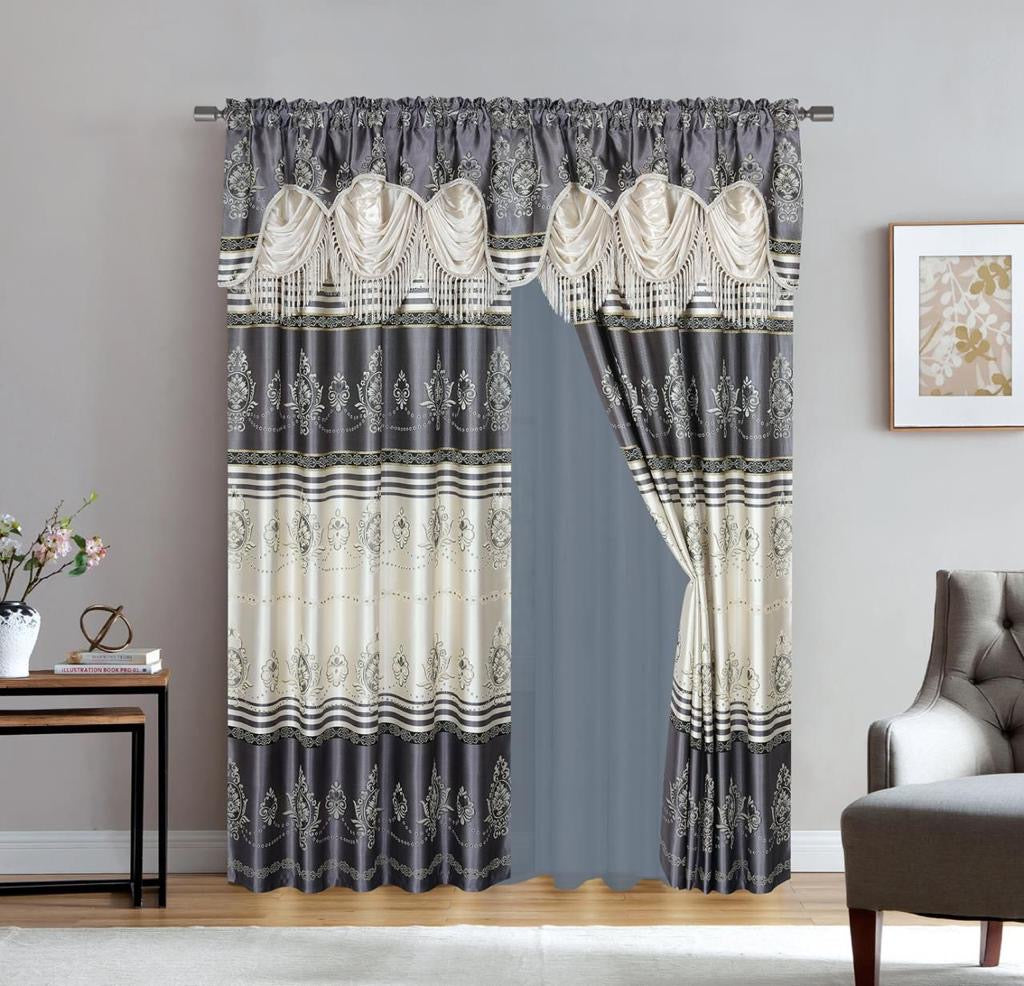 TOBY CURTAIN GRAY