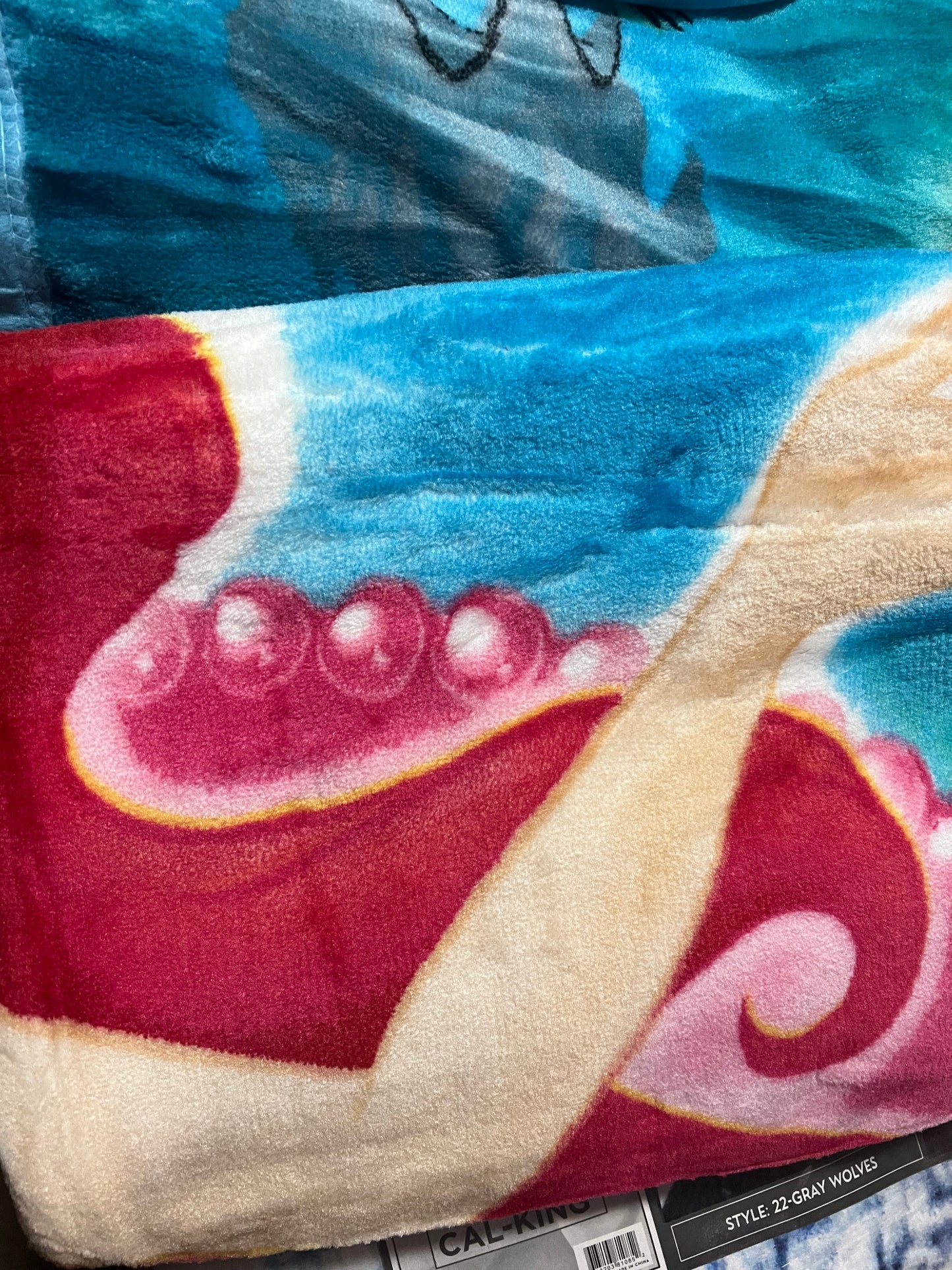 TWIN RASCHEL BLANKET THE LITTLE MERMAID