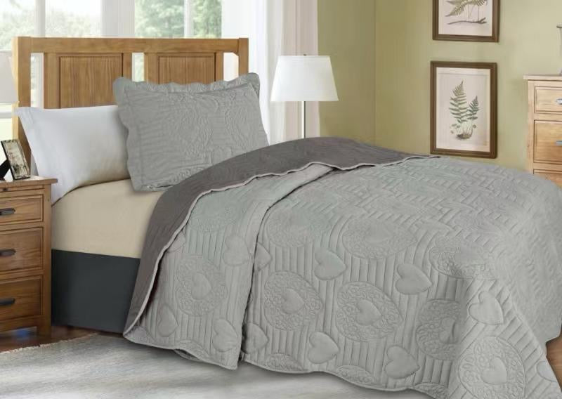 Bed spread Gray