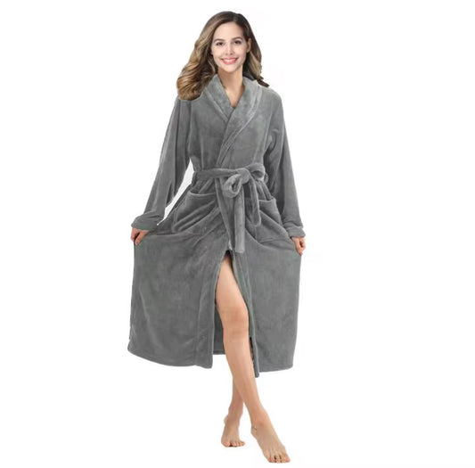 Fleece Bathrobe