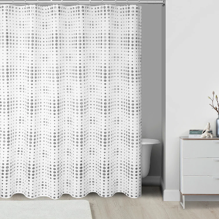 Shower curtain silver # 20