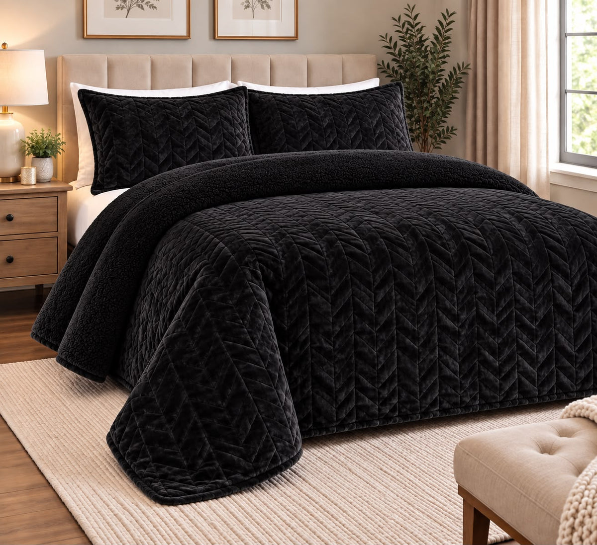 Sherpa Blanket Queen/ King