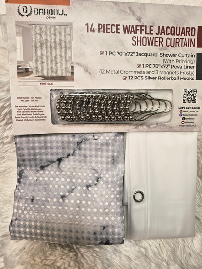 Shower Curtain Marble