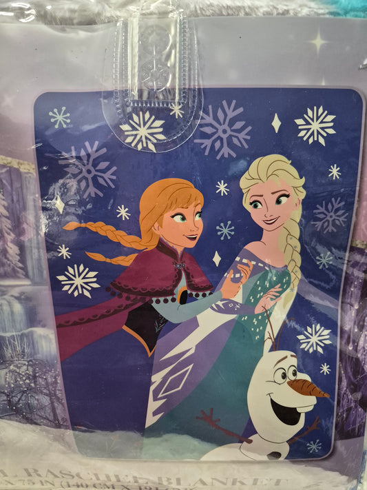 Twin Raschel Blanket Frozen