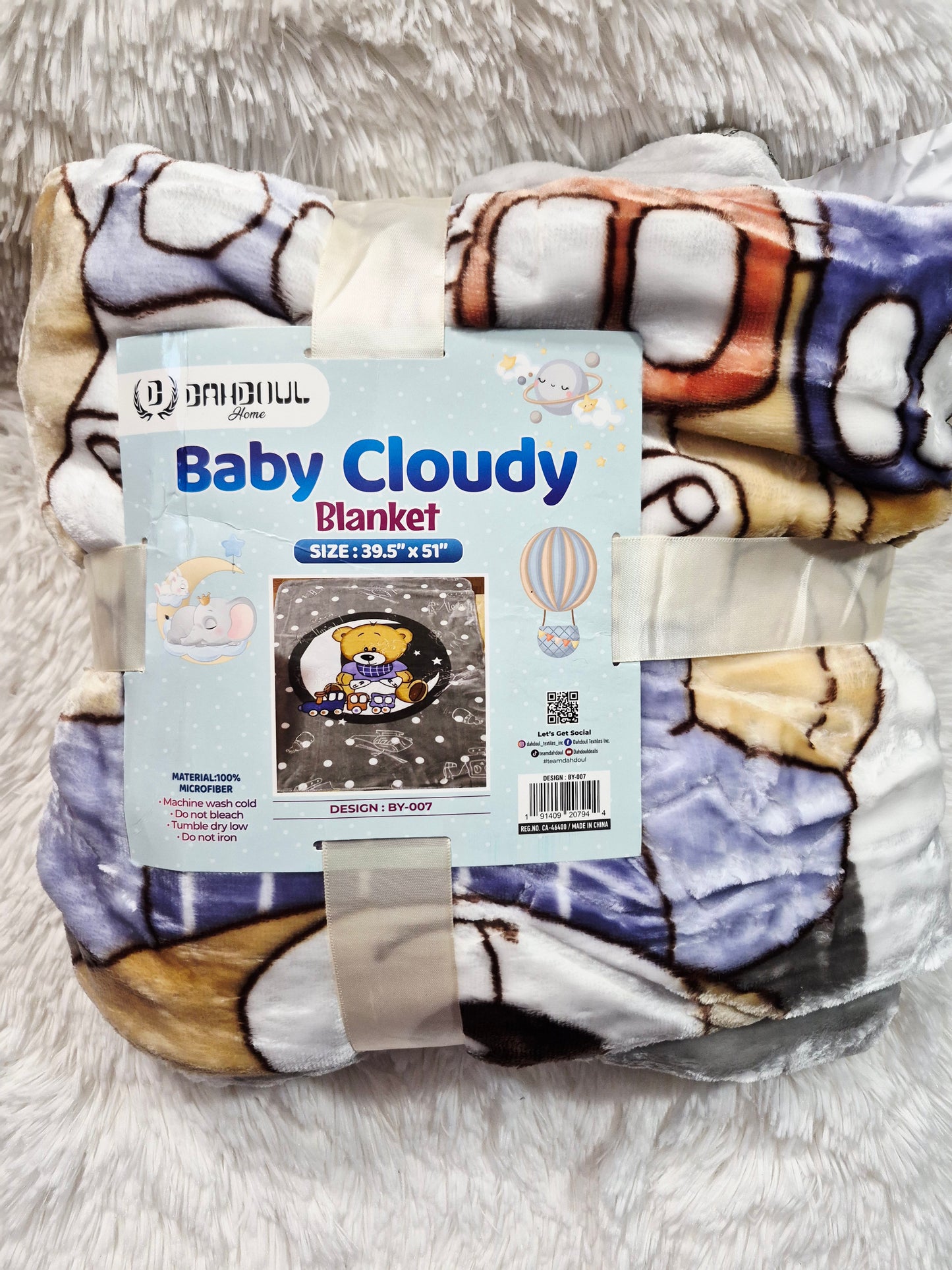 Baby Blanket Cloudy