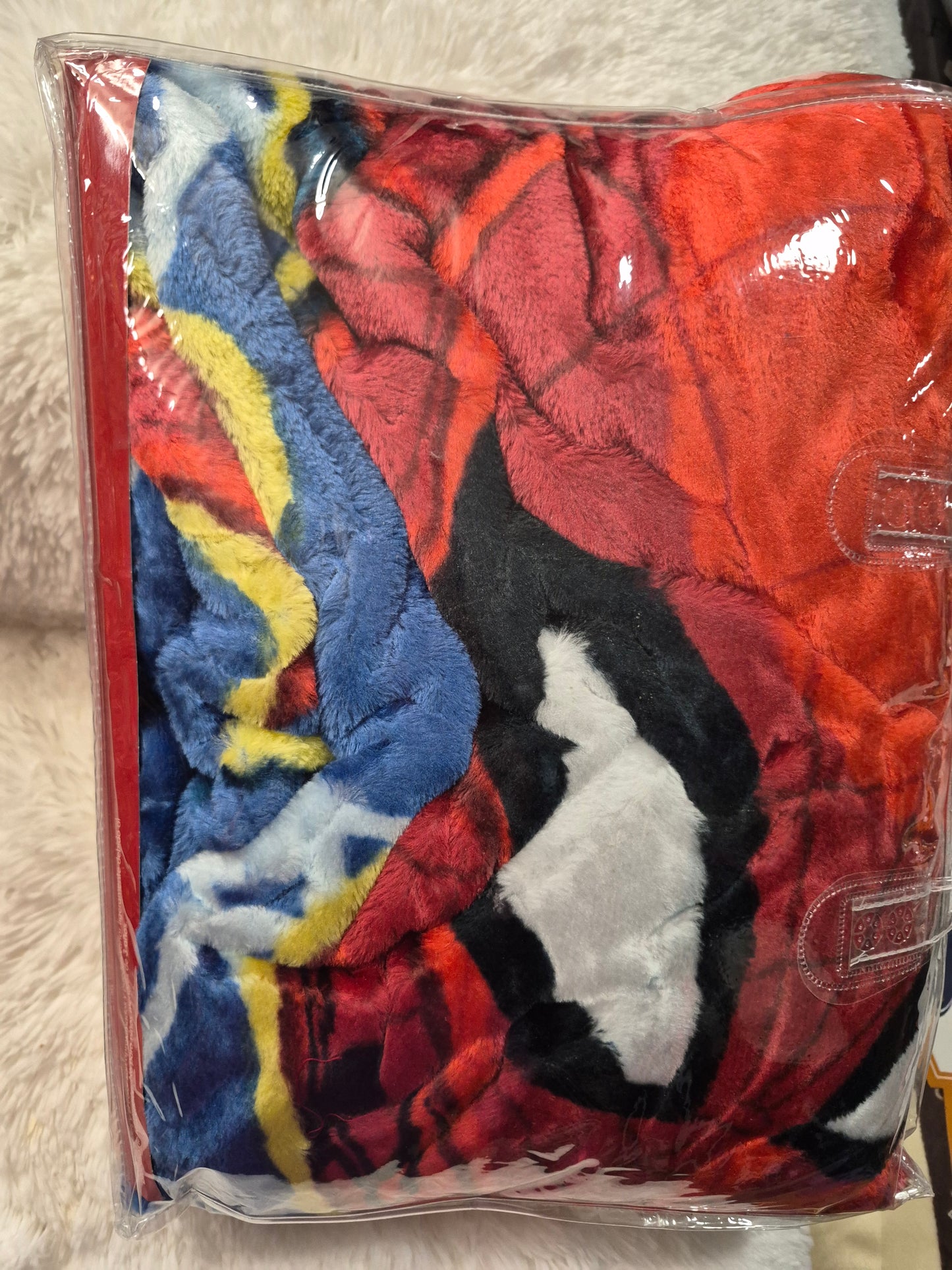 Twin Raschel Blanket Spiderman