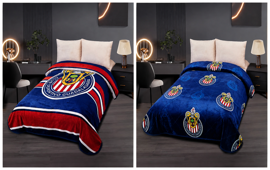 CHIVAS DEL GUADALAJARA SOFT BLANKET KING