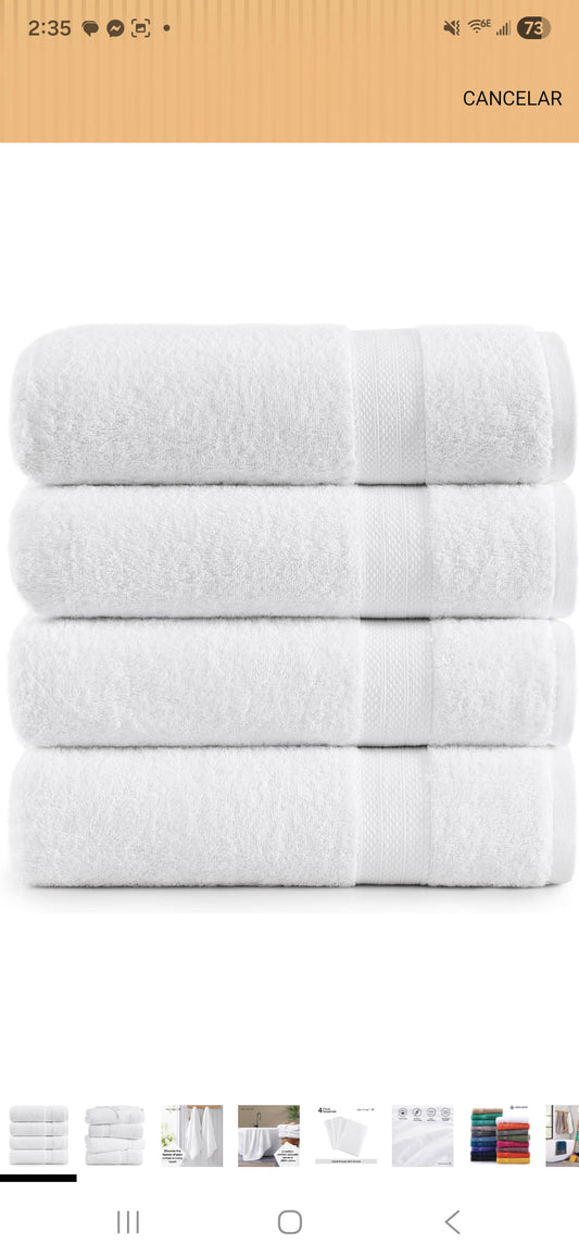 Towel oversized White