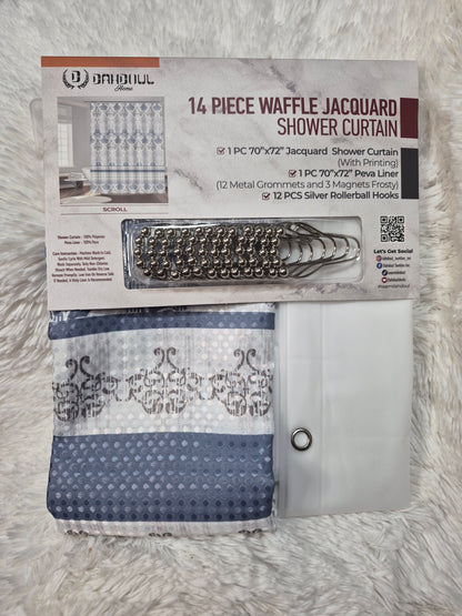 Shower Curtain Scroll