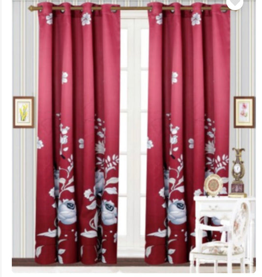 Axel Curtain Burgundy