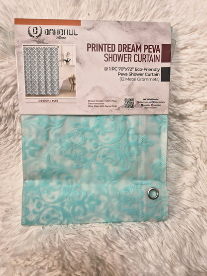Printed Peva Shower Curtain