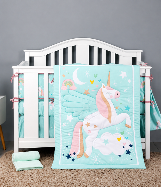 Crib Set Unícorn