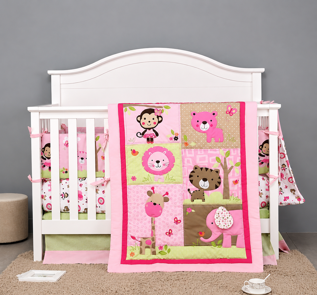 Crib Set Monkey