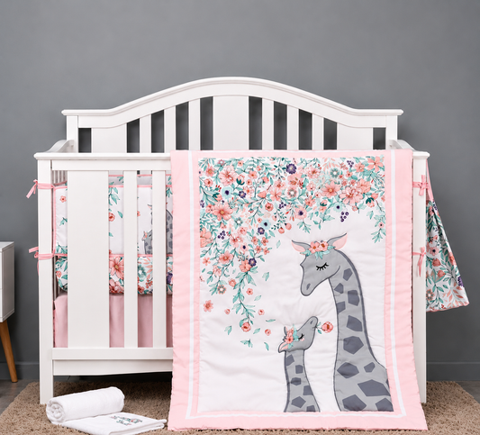 Crib Set Pink