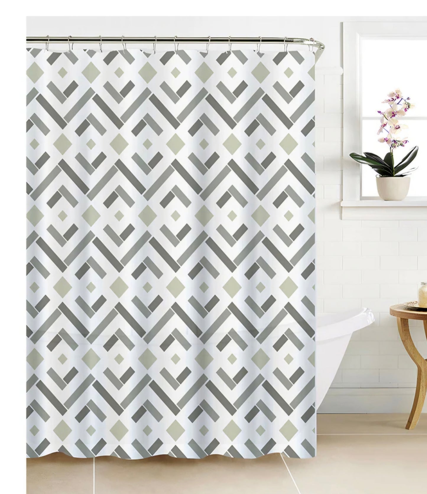 Printed peva Shower Curtain