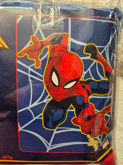 Twin Raschel Blanket Spiderman