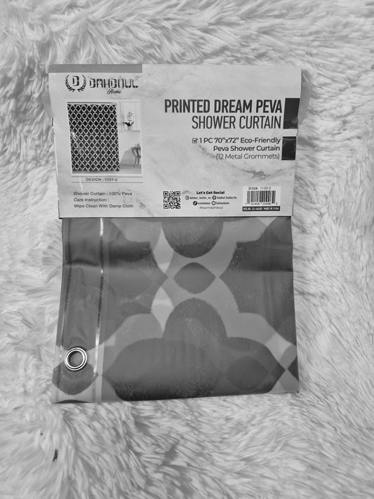 Printed Peva Shower Curtain
