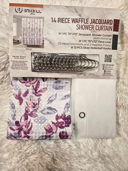 Shower Curtain Violet